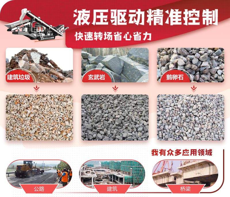 履帶式移動破碎站應用領(lǐng)域