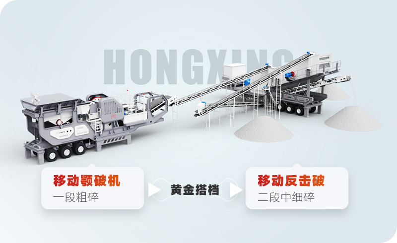 靈活現(xiàn)場(chǎng)，可自由專場(chǎng)的巖石移動(dòng)破碎站全圖