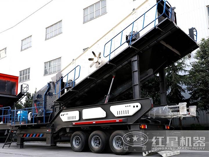 車載廢舊混凝于處理機(jī)--車載移動反擊破，二段破碎環(huán)保