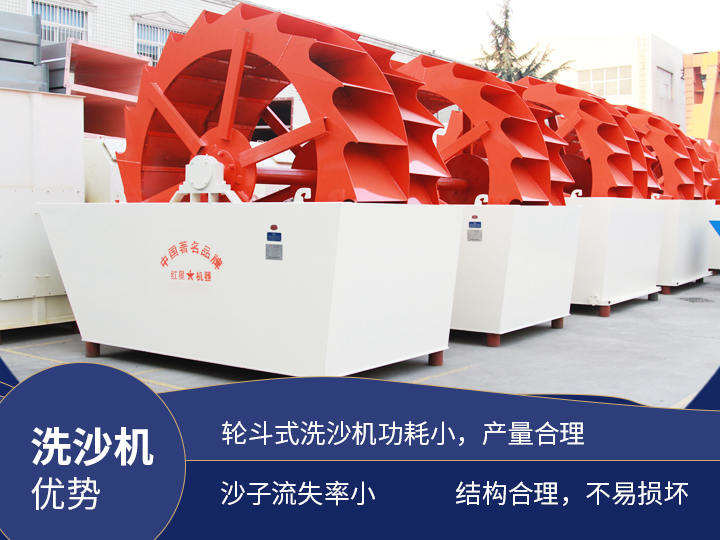 洗砂設備強力清洗去除污漬，易損件更換成本低