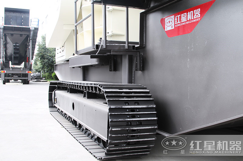 可移動建筑工地垃圾粉碎機，履帶液壓驅(qū)動