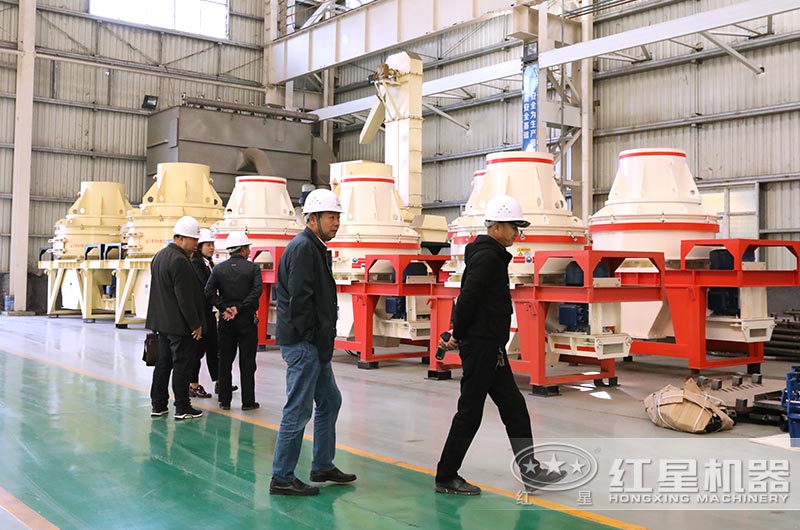 客戶來廠參觀，購機