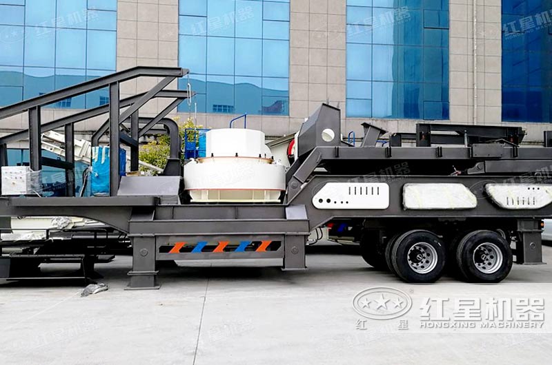 沖擊式車載制砂機(jī)，制砂級(jí)配合理