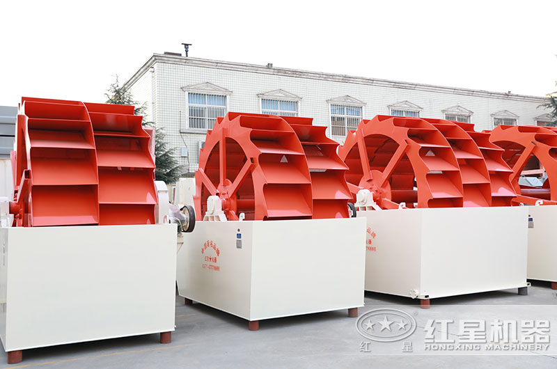 山沙洗砂機(jī)圖片，雙輪、三輪